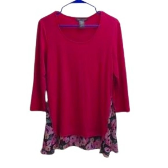 Kate & Mallory Pink Tunic Medium Size - Picture 1 of 10